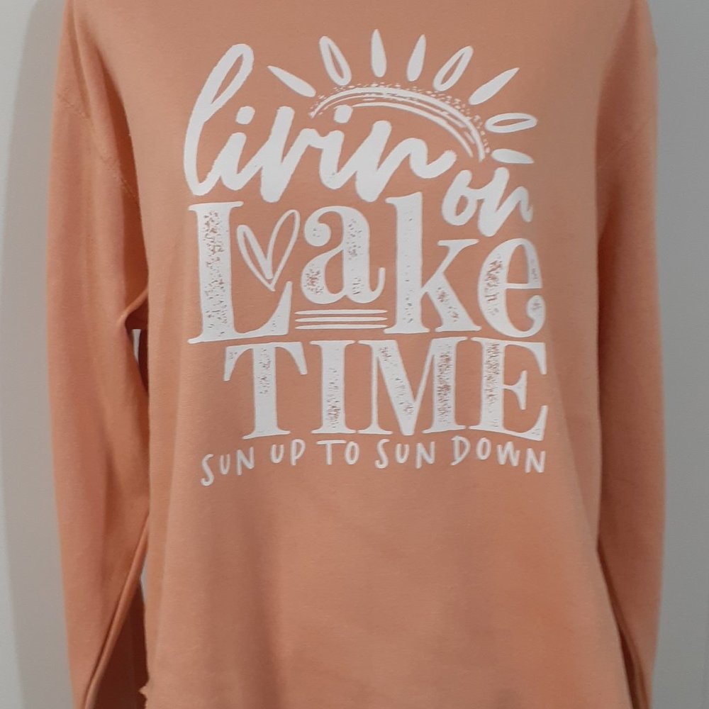 Ladies Lake curvy bottom sweatshirt